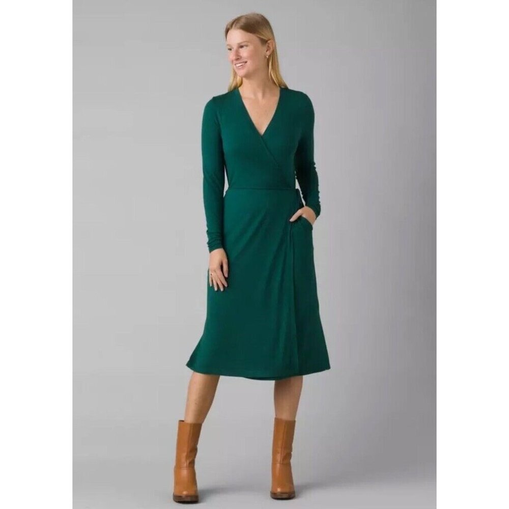 Prana Green Midi Dress